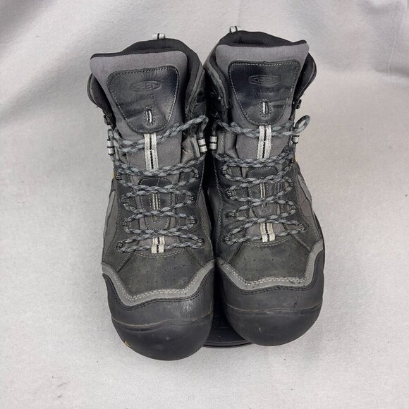 Keen Utility Davenport Gray Mid Composite Toe Waterproof Work Boots Mens 13